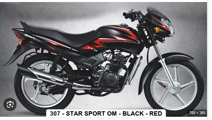 VISOR - STAR SPORT O/M - BLACK - RED
