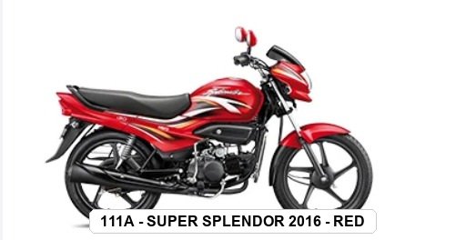 SIDE PANEL - SUPER SPLENDOR 2016 - RED