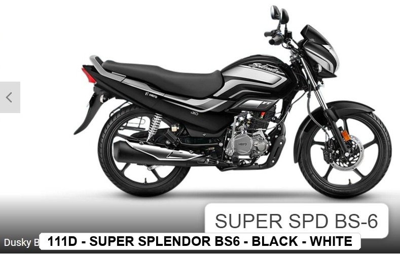 F.MUDGUARD - SUPER SPLENDOR BS6 - BLACK