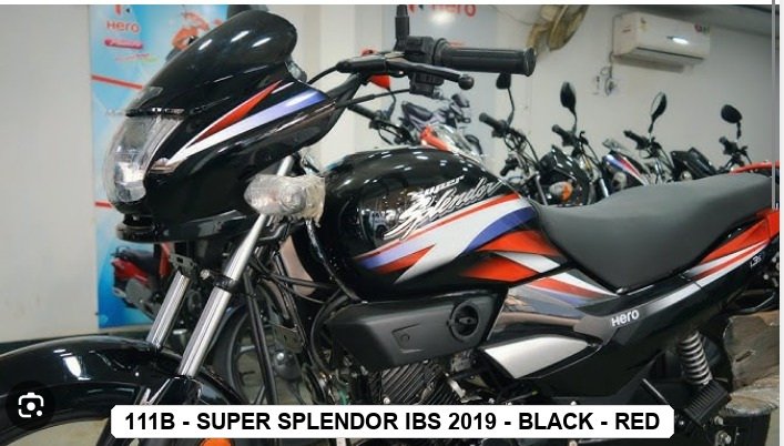 SIDE PANEL - SUPER SPLENDOR IBS 2019 - BLACK - RED